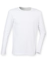 Heren T-Shirt SF Feel Good Long Sleeved Stretch T Wit